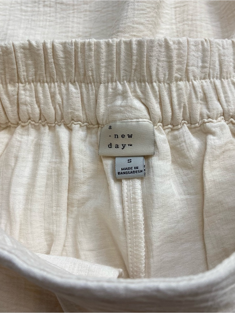 NWT A New Day Wide Leg Cream Pants Small Target - Picture 4 of 11